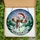 Christmas Enthusiasts' Intricate Stained Glass Snowman Winter Forest Mosaic with Holly, Lights, and Jewel Tones Stained Glass Suncatcher - dcQfSkjljc