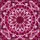 Art Lovers' Intricate Stained Glass Floral Mandala Ruby Pink Starburst Stained Glass Suncatcher - 6