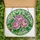 Women's Elegant Tiffany Stained Glass Pink Peony Emerald Green White Botanical Mosaic Art Stained Glass Suncatcher - 5