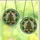 Holiday Art Lovers' Tiffany Style Stained Glass Christmas Tree with Gold Medallions & Frosted Mosaic Stained Glass Suncatcher - VwjBZ9WRfj