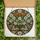 Art Enthusiasts' Tiffany Style Floral Book Emerald Green Rose Pink Amber Mosaic Stained Glass Suncatcher - 5