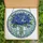Art Lovers' Tiffany Stained Glass Jewel Tone Floral Bouquet Ethereal Blue Swirl Mosaic Pattern Stained Glass Suncatcher - 5