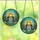 Nature Lovers' Tiffany Stained Glass Loons Marsh Mosaic Radiant Sun Teal Blue Orange Stained Glass Suncatcher - 3