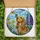 Dog Lovers' Edge-to-Edge Stained Glass Golden Cocker Spaniel Butterfly Floral Mosaic Art Stained Glass Suncatcher - m5TbU-uArG