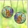 Dog Lovers' Edge-to-Edge Stained Glass Golden Cocker Spaniel Butterfly Floral Mosaic Art Stained Glass Suncatcher - v7bxBh7wHc