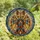 Pet Lovers' Tiffany Style Stained Glass Yorkie Angel with Amber Gold Blue Cloud Star Mosaic Pattern Stained Glass Suncatcher - 4