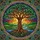 Art & Nature Lovers Vibrant Tiffany Stained Glass Tree of Life Celtic Knot Mosaic Stained Glass Suncatcher - 6