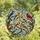 Nature Lovers' Vibrant Tiffany Style Songbirds Stained Glass Mosaic Jewel Tones Blues Oranges Teal Stained Glass Suncatcher - 4