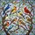 Nature Lovers' Vibrant Tiffany Style Songbirds Stained Glass Mosaic Jewel Tones Blues Oranges Teal Stained Glass Suncatcher - 6