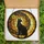 Celestial Cat Lovers' Intricate Tiffany Stained Glass Black Cat Crescent Moon Golden Star Orange Gold Teal Purple Stained Glass Suncatcher - 5