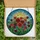 Art & Nature Lovers' Edge-to-Edge Opulent Stained Glass Dahlia Bloom Mosaic Vibrant Jewel Tones Stained Glass Suncatcher - 5