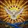 Art Lovers' Majestic White Dove Stained Glass Art, Radiant Sunburst Mosaic, Ruby Red Jewels, Tiffany Style Jewel Tones Stained Glass Suncatcher - 6