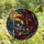 Spiritual Art Enthusiasts' Intricate Stained Glass Archangel Profile Broadsword Golden Halo Radiant Multicolored Wing Jewel Tones Mosaic Stained Glass Suncatcher - 4