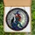 Fantasy Art Lovers' Intricate Stained Glass Witch Moon Black Cat Mosaic Jewel Tone Edge-to-Edge Design Stained Glass Suncatcher - 5