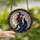Fantasy Art Lovers' Intricate Stained Glass Witch Moon Black Cat Mosaic Jewel Tone Edge-to-Edge Design Stained Glass Suncatcher - 2