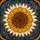 Nature Lovers' Detailed Stained Glass Radiant Sunflower Mosaic Golden Orange Amber Hues Stained Glass Suncatcher - 6