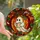Stained Glass Art Lovers' Autumnal Jewel-Toned Ghost Reading Book Pumpkin Fall Leaves Mosaic Stained Glass Suncatcher - 1