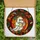 Stained Glass Art Lovers' Autumnal Jewel-Toned Ghost Reading Book Pumpkin Fall Leaves Mosaic Stained Glass Suncatcher - 5
