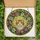 Cat Lovers' Jewel-Toned Stained Glass Ginger Tabby Cat, Pink Roses & Lilies Floral Mosaic Art Stained Glass Suncatcher - 5