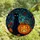 Halloween Enthusiasts' Intricate Tiffany Stained Glass Black Cat Jack-o'-Lantern Autumn Mosaic Jewel Tones Stained Glass Suncatcher - 4