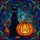Halloween Enthusiasts' Intricate Tiffany Stained Glass Black Cat Jack-o'-Lantern Autumn Mosaic Jewel Tones Stained Glass Suncatcher - 6