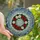 Holiday Art Lovers' Tiffany Stained Glass Christmas Wreath Poinsettia Winter Mosaic Stained Glass Suncatcher - EpqAcklYGl