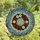 Holiday Art Lovers' Tiffany Stained Glass Christmas Wreath Poinsettia Winter Mosaic Stained Glass Suncatcher - QWkaShrKzA