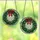 Holiday Season Enthusiasts' Tiffany Stained Glass Ruby Bow, Emerald Holly, Pearl Berries, Icy Winter Mosaic Stained Glass Suncatcher - YkCPmEVXMR