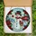 Festive Winter Fans' Intricate Tiffany-Style Stained Glass Snowman Winter Landscape with Jewel Tone Poinsettias, Holly & Songbirds Stained Glass Suncatcher - enyxBSs5KI