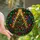 Holiday Celebrators' Tiffany Stained Glass Festive Christmas Tree Emerald Red Blue Golden Mosaic Stained Glass Suncatcher - hF0XNCV0ew