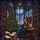 Book Lovers' Intricate Tiffany Stained Glass Gothic Library Winter Reading Scene Jewel Tones Stained Glass Suncatcher - 6