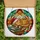 Cat Lovers' Tiffany Style Sleeping Tabby Christmas Mosaic Jewel Tones Pattern Stained Glass Suncatcher - 5