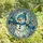 Winter Lovers' Stained Glass Snowman Mosaic with Luminous Jewel Tones & Intricate Frost Patterns Stained Glass Suncatcher - 4