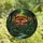 Fantasy Art Lovers' Intricate Tiffany Stained Glass Mushroom Forest Emerald Teal Orange Blue Mosaic Stained Glass Suncatcher - 4