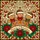 Holiday Lovers' Intricate Stained Glass Gingerbread Christmas Mosaic Ruby Red Emerald Green Golden Amber Pattern Stained Glass Suncatcher - 6