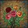 Floral Art Lovers' Intricate Red Pink Rose Tiffany Stained Glass Mosaic Design Stained Glass Suncatcher - 6