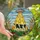 Nature & Sci-Fi Art Lovers' Stained Glass Holstein Cow UFO Abduction Vivid Tiffany Style Mosaic Stained Glass Suncatcher - 1