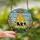 Nature & Sci-Fi Art Lovers' Stained Glass Holstein Cow UFO Abduction Vivid Tiffany Style Mosaic Stained Glass Suncatcher - 2