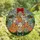 Cat Lovers' Intricate Stained Glass Christmas Tree of Fluffy Cats, Jewel Tone Red Green Festive Mosaic Stained Glass Suncatcher - 4