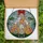 Cat Lovers' Intricate Stained Glass Christmas Tree of Fluffy Cats, Jewel Tone Red Green Festive Mosaic Stained Glass Suncatcher - 5