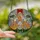 Cat Lovers' Intricate Stained Glass Christmas Tree of Fluffy Cats, Jewel Tone Red Green Festive Mosaic Stained Glass Suncatcher - 2
