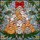 Cat Lovers' Intricate Stained Glass Christmas Tree of Fluffy Cats, Jewel Tone Red Green Festive Mosaic Stained Glass Suncatcher - 6