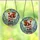 Christmas Lovers' Vibrant Stained Glass Santa on Books with Golden Star, Holly, Snowflakes, Jewel Tones & Swirling Winter Design Stained Glass Suncatcher - 3