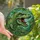 Dinosaur Enthusiasts' Jewel Tone  Roaring T-Rex Emerald Jungle Mosaic Design Stained Glass Suncatcher - 1