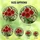 Nature Enthusiasts' Fiery Red Poppy Deep Green Leaves Stained Glass Tiffany Art Mosaic Pattern Stained Glass Suncatcher - 6