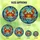 Ocean Lovers' Intricate Stained Glass Happy Crab Glowing Orange Red Yellow Aqua Blue Underwater Mosaic Stained Glass Suncatcher - 6