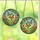 Nature Lovers' Detailed Tiffany Stained Glass Orange & Blue Butterflies Floral Mosaic Stained Glass Suncatcher - 2