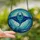 Ocean Lovers' Majestic Blue Green Stingray Tiffany Stained Glass Ocean Mosaic with Intricate Patterns Stained Glass Suncatcher - 2