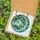 Artful Individuals' Stained Glass Olive Branch Emerald Aqua Jewel Tone Pattern Stained Glass Suncatcher - 5