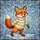Nature Lovers' Vibrant Orange Fox Stained Glass Tiffany Style Frosty Winter Snowflakes Mosaic Stained Glass Suncatcher - 7